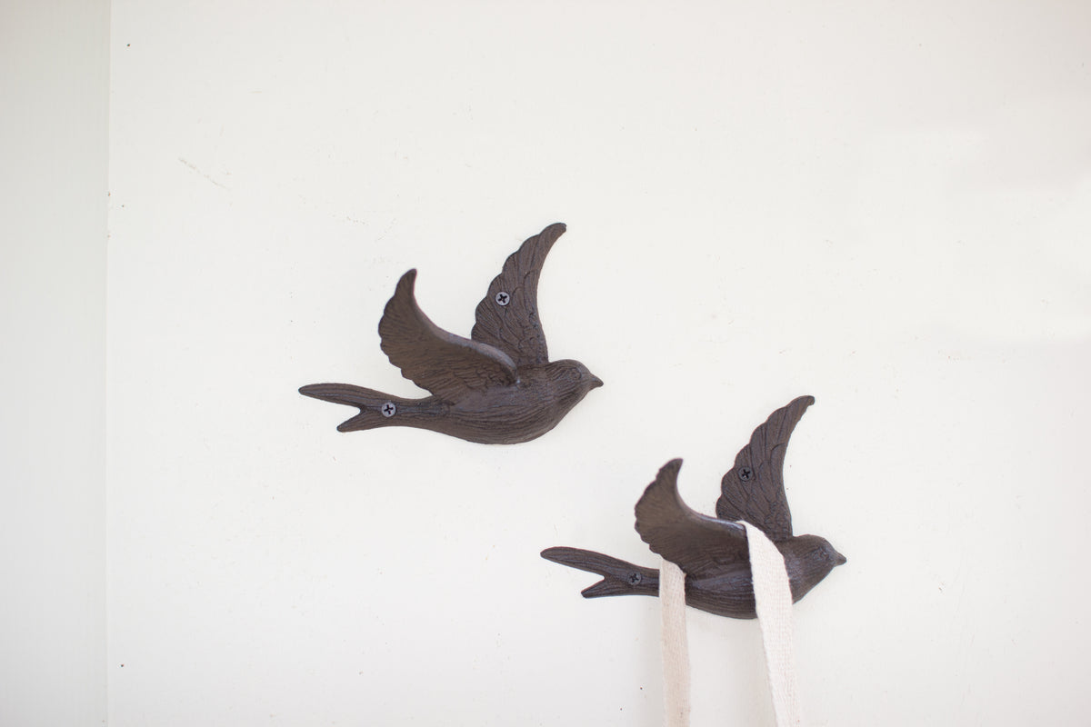 Cast Iron Flying Bird Wall Hook