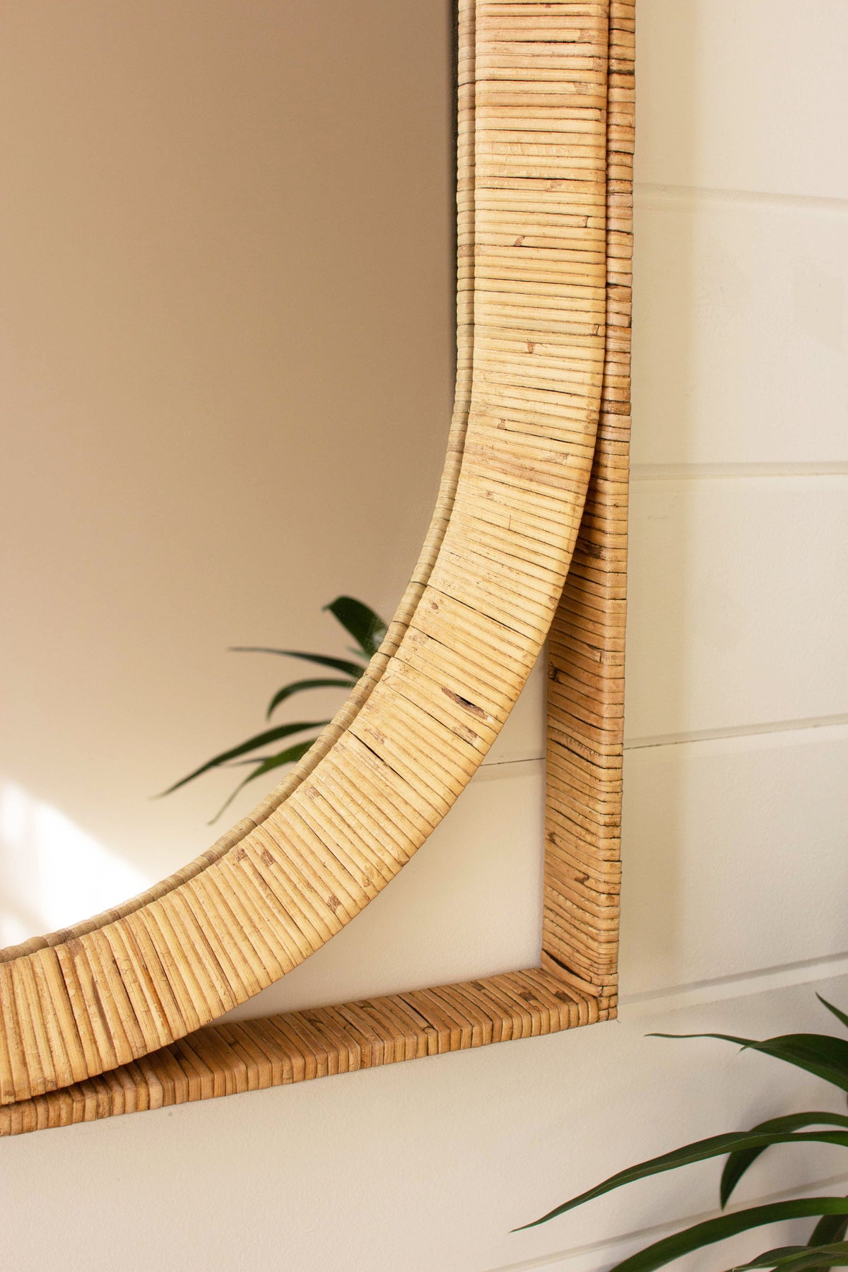 Rectangle/Oval Cane - Wrapped Mirror