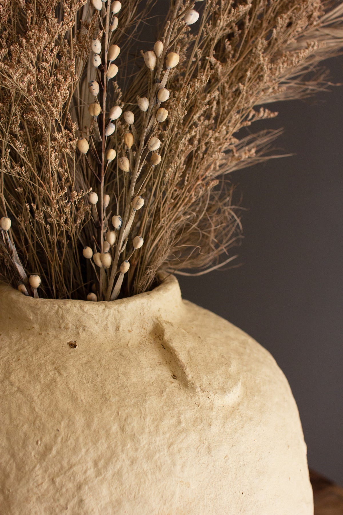 Paper Mache Urn