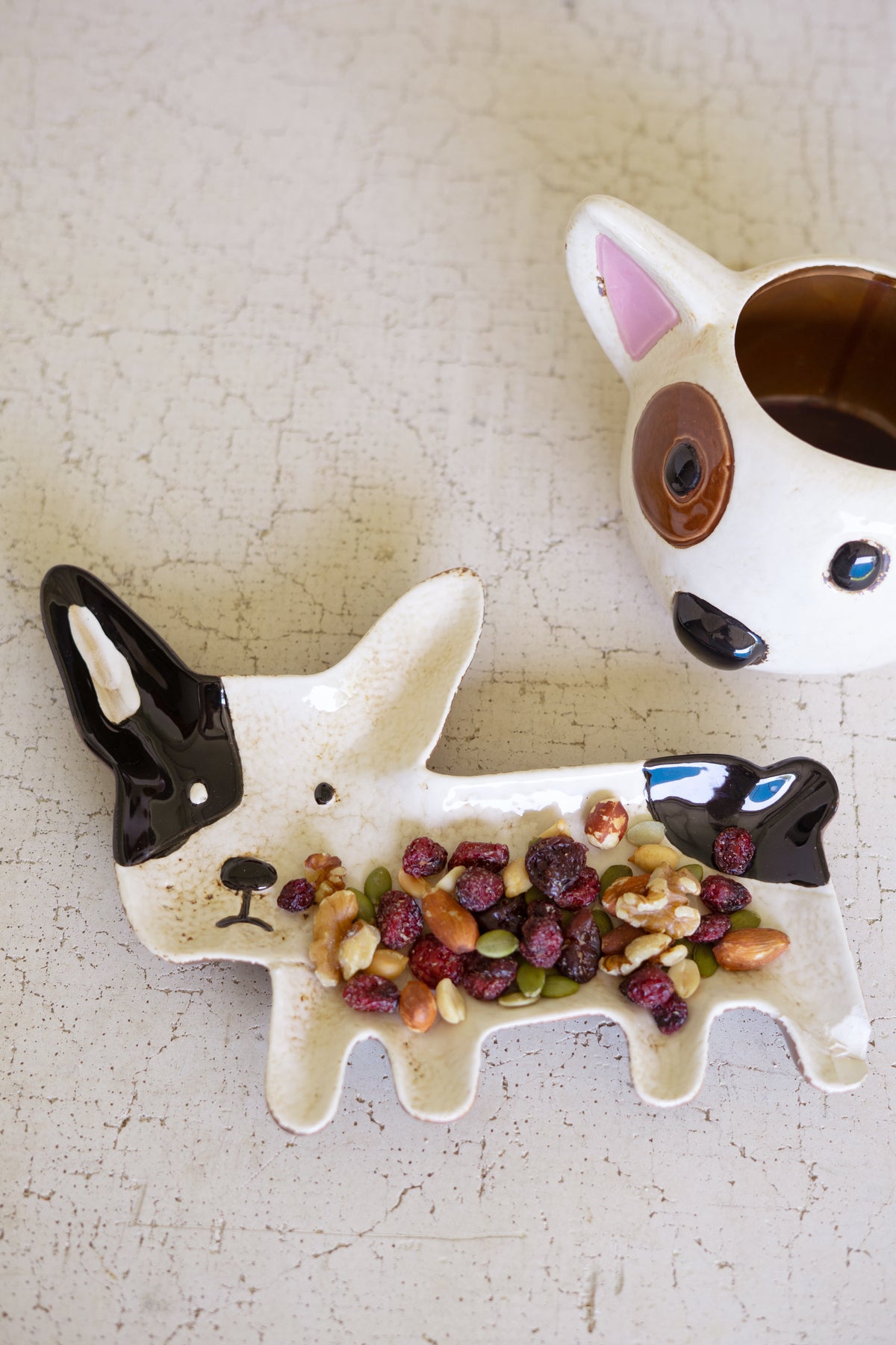 Ceramic French Bulldog Platter