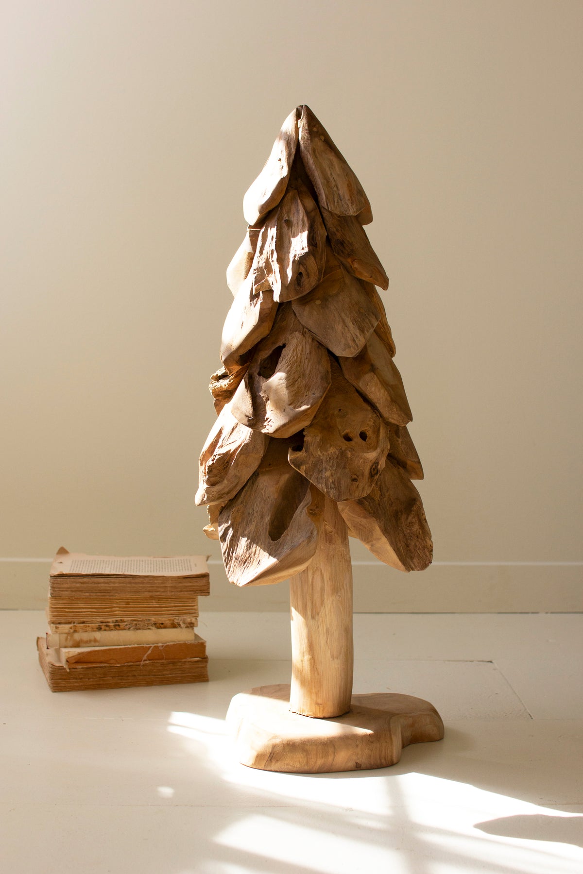 Rustic Teak Christmas Tree – LARGE