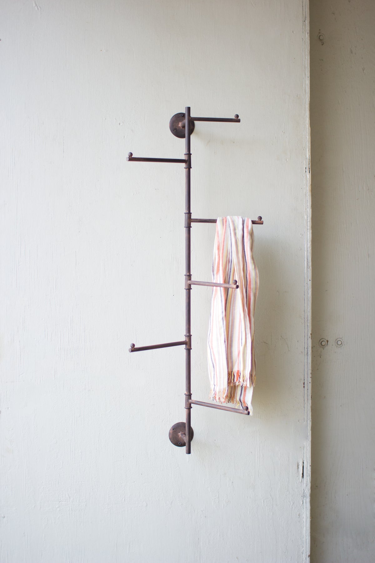 Rustic Wall Swivel Coat Rack