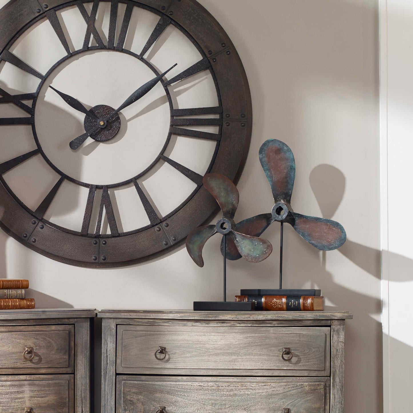 Propellers Rust Sculptures Set/2