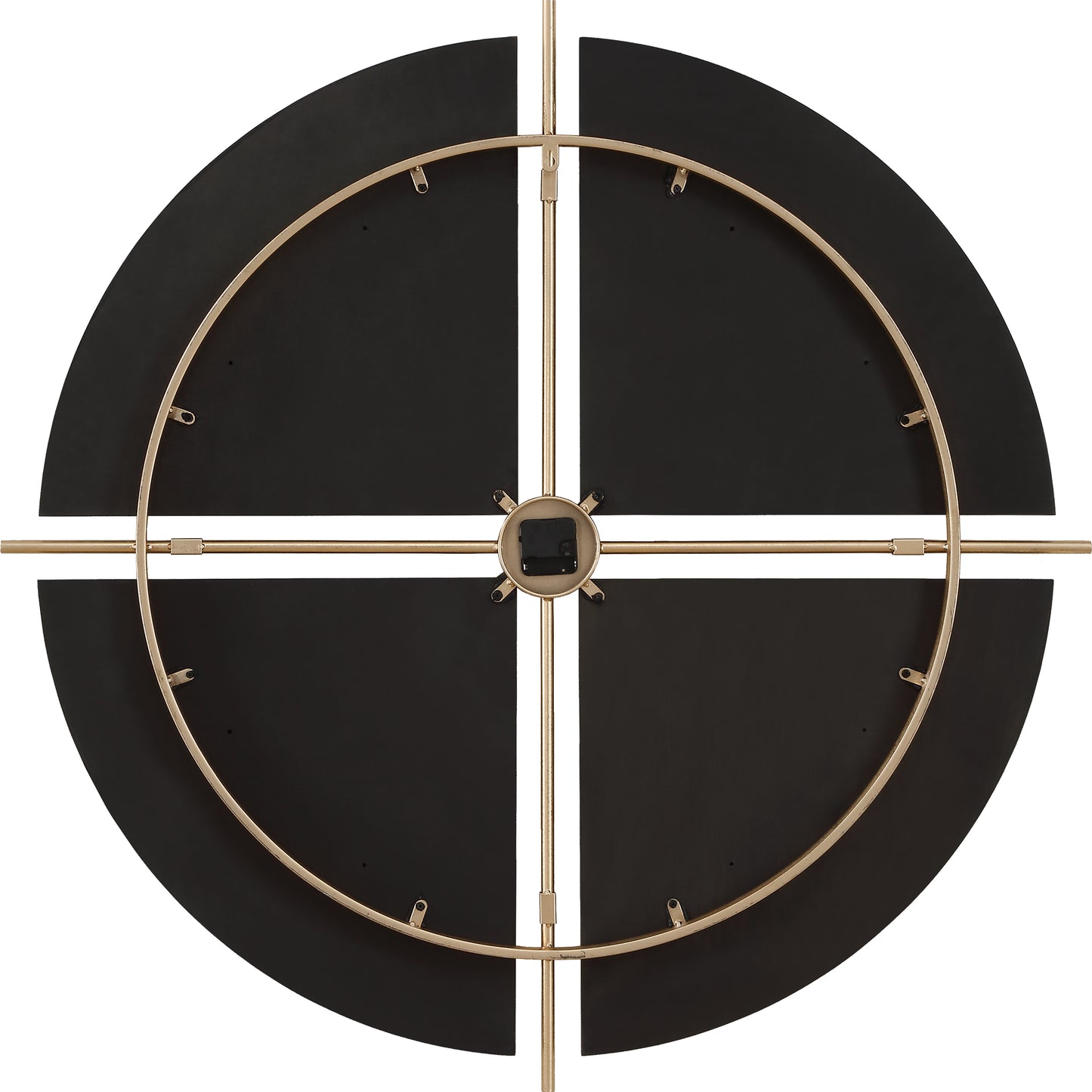 Walnut Elegance Wall Clock