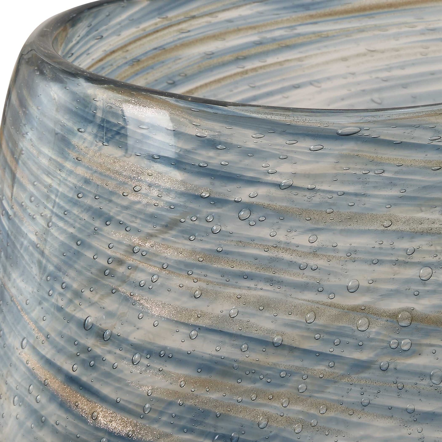 Aurora Swirl Glass Vases Set/2
