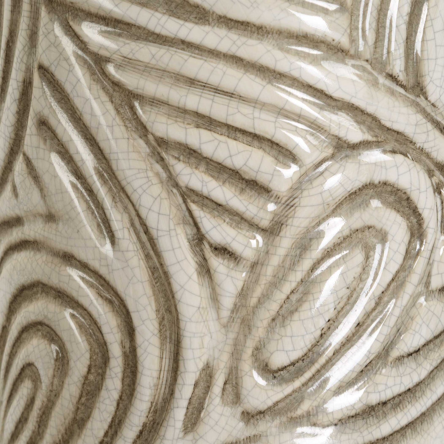 Timber Swirl Earth Tone Vases Set/2