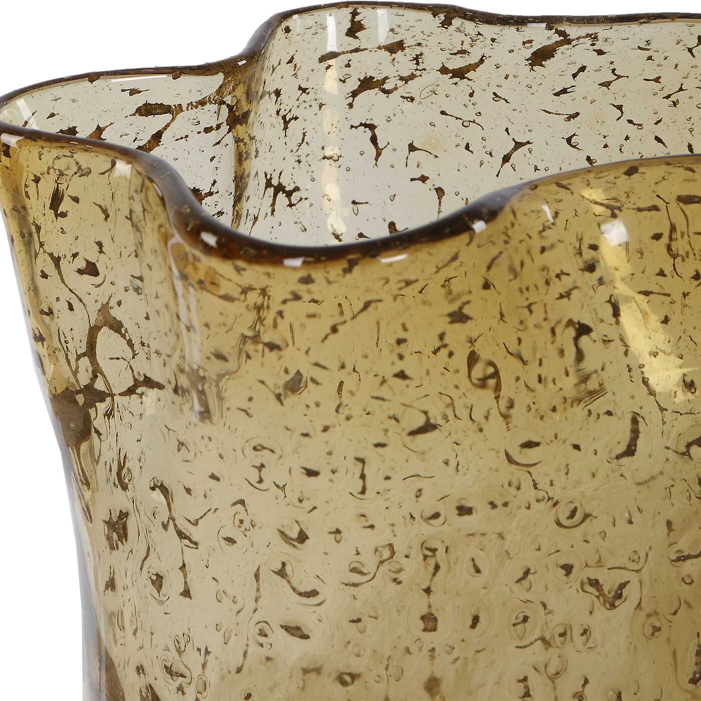 Rhine Seeded Glass Vases Set/2
