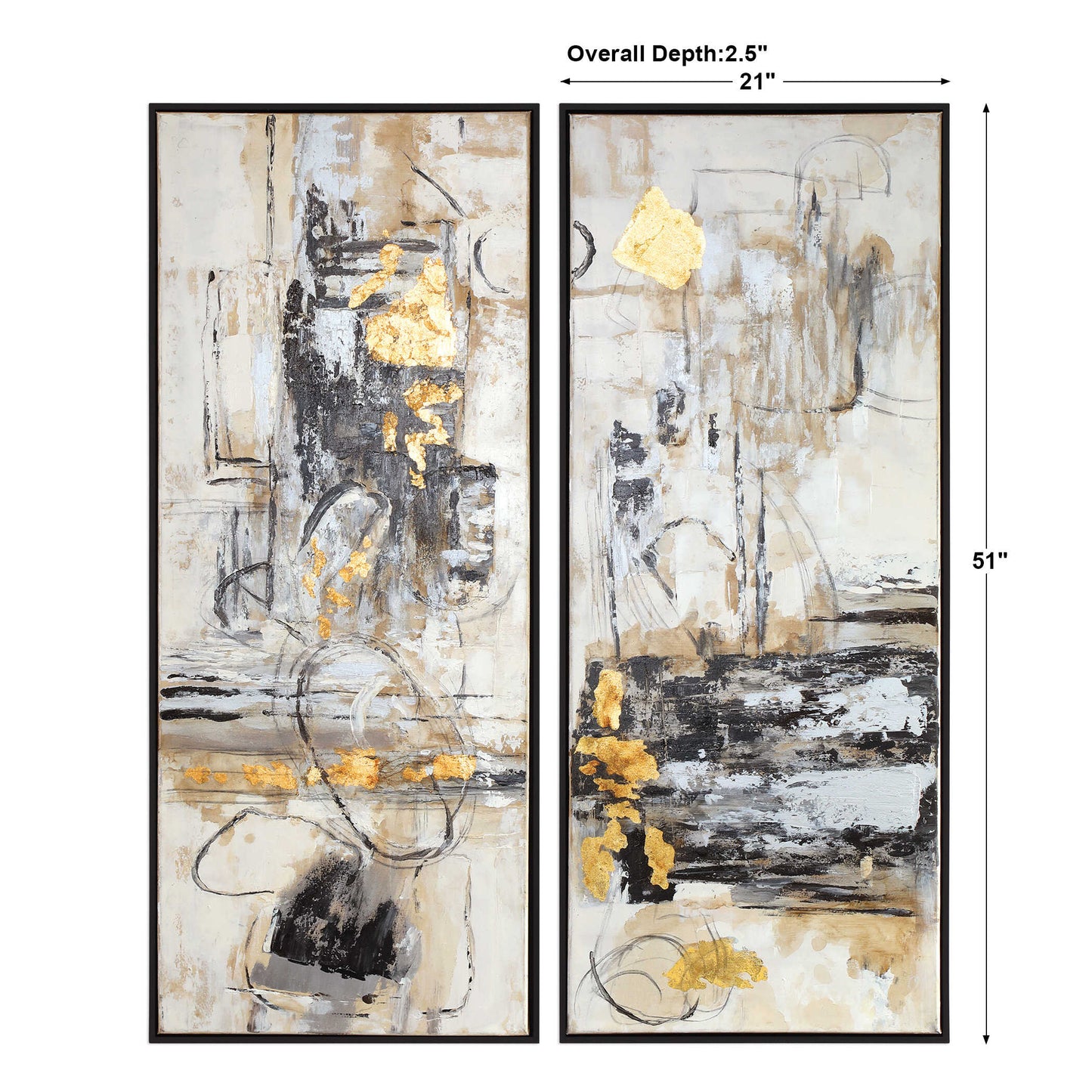 Life Scenes Abstract Art Set/2