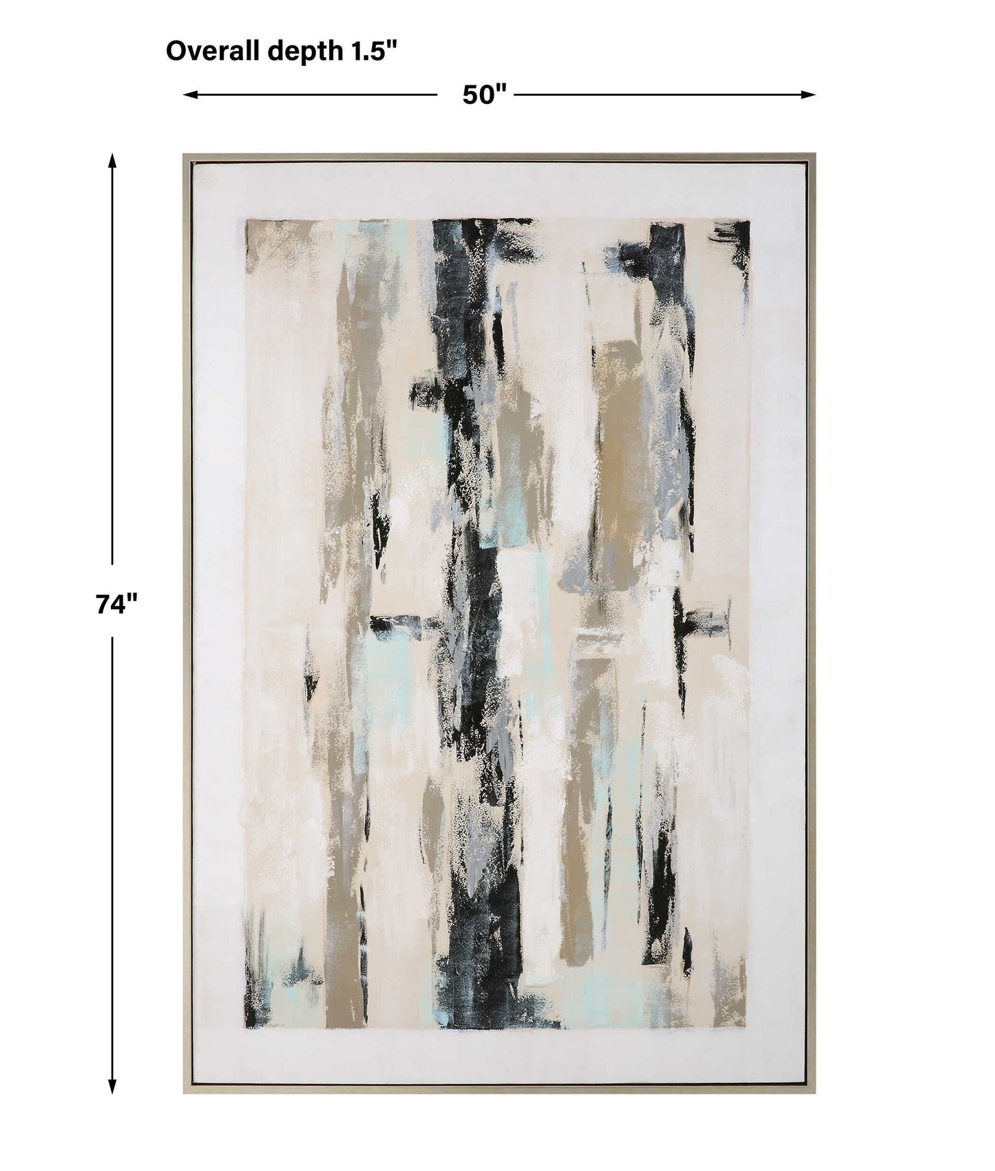 Placidity Hand Painted Abstract Art