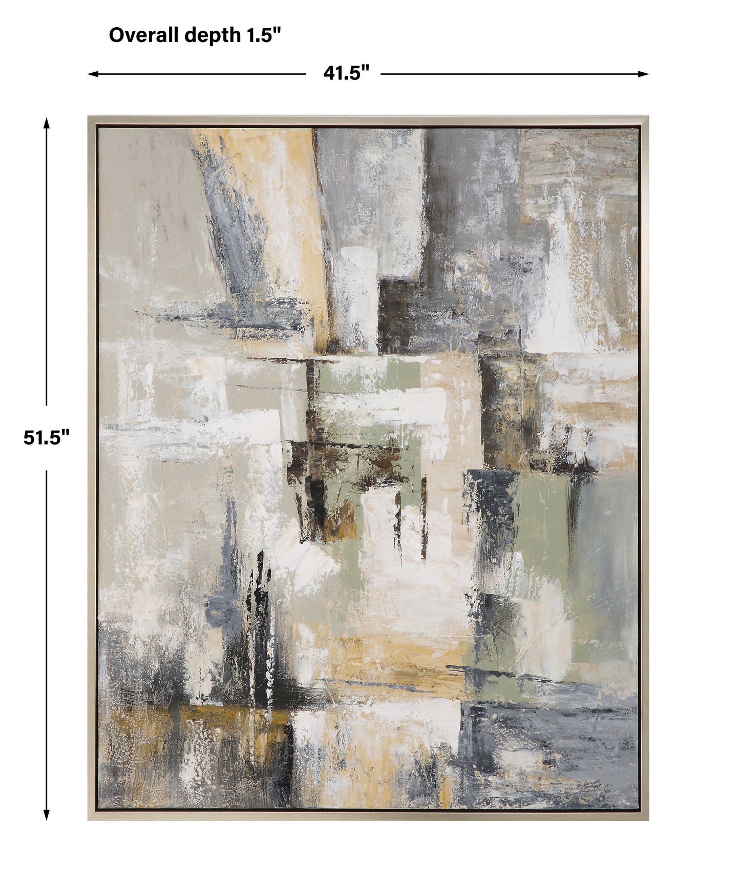 Intuition Hand Painted Abstract Art