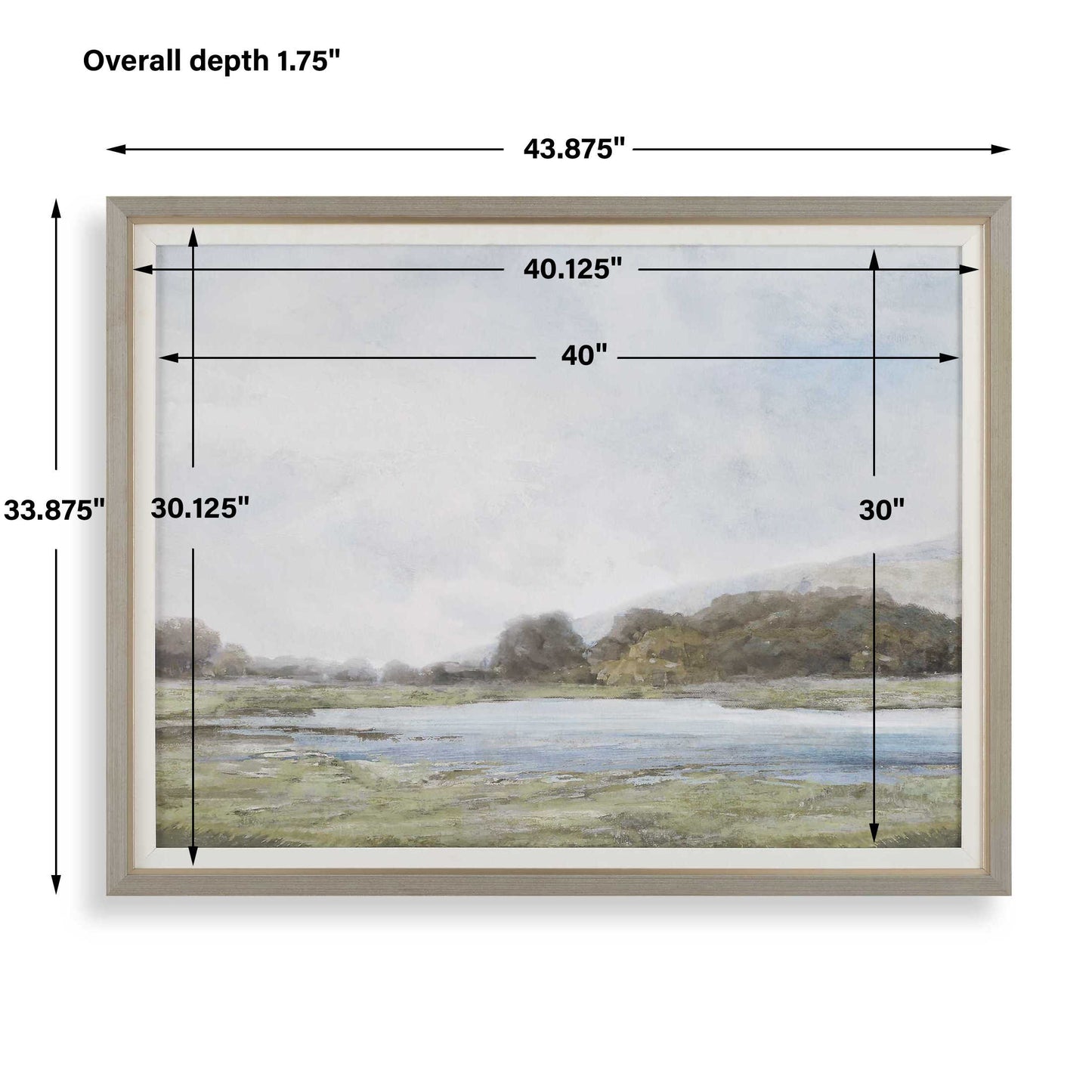 Restful Vista-Awe Landscape Art
