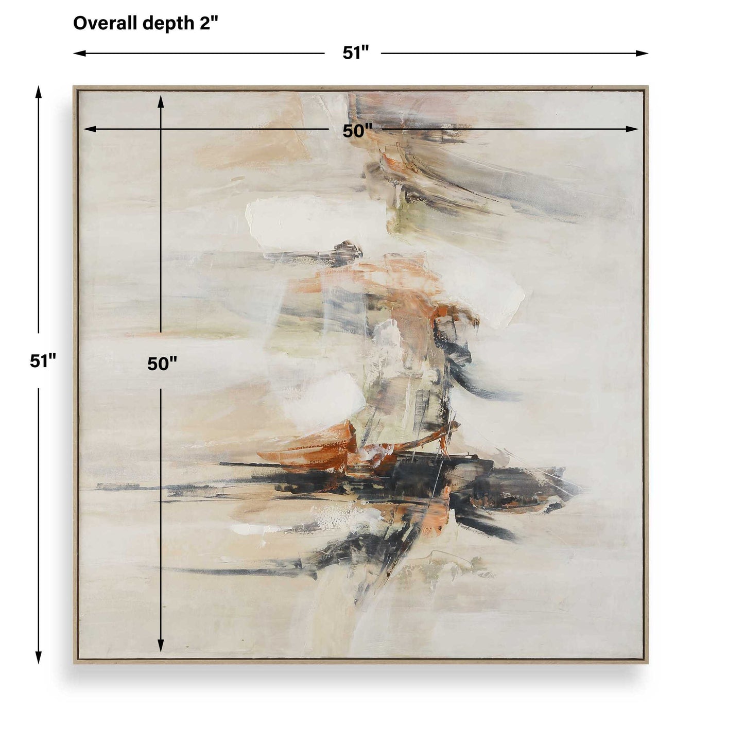 Outburst Hand Painted Modern Art