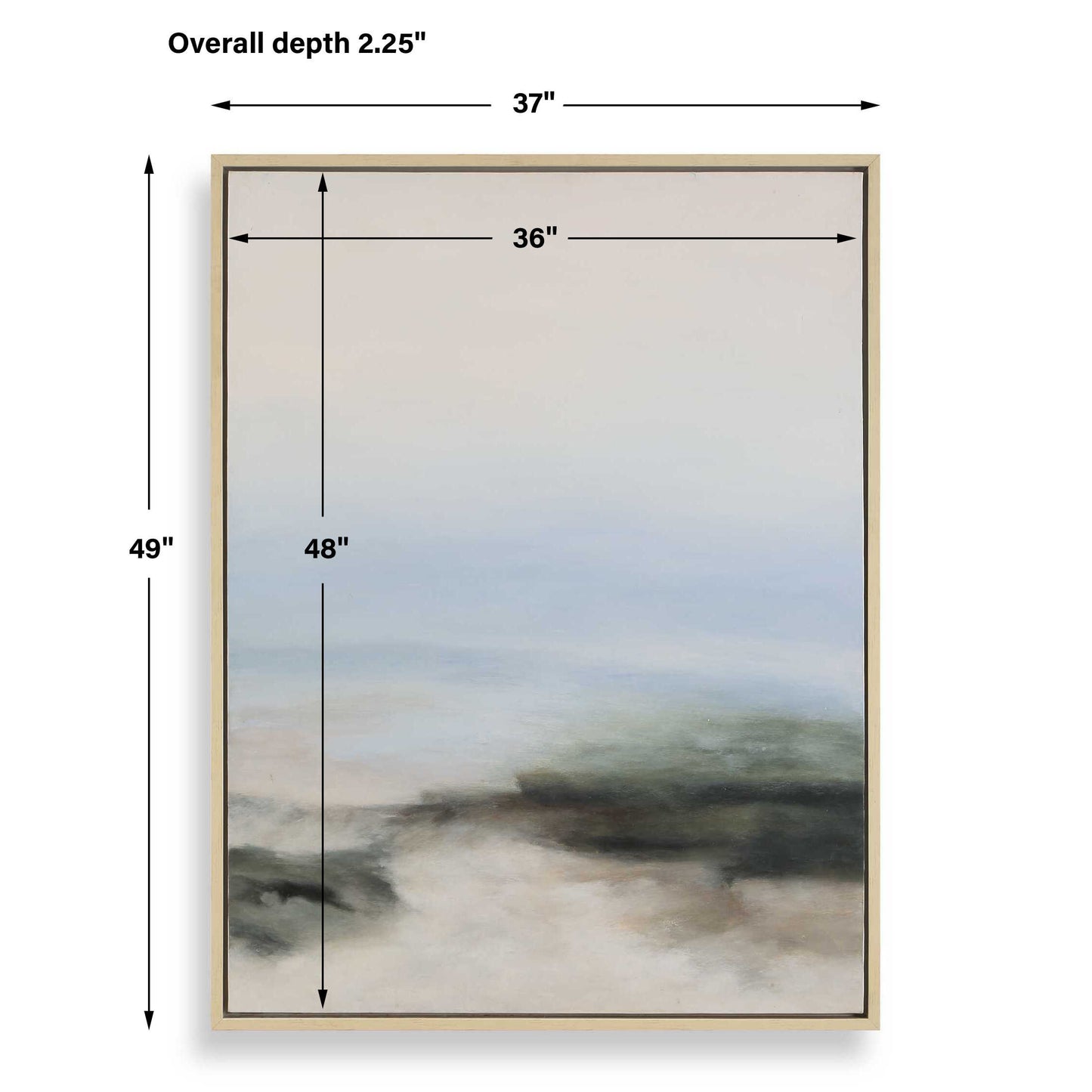 Crossing Paths Coastal Landscape Painting