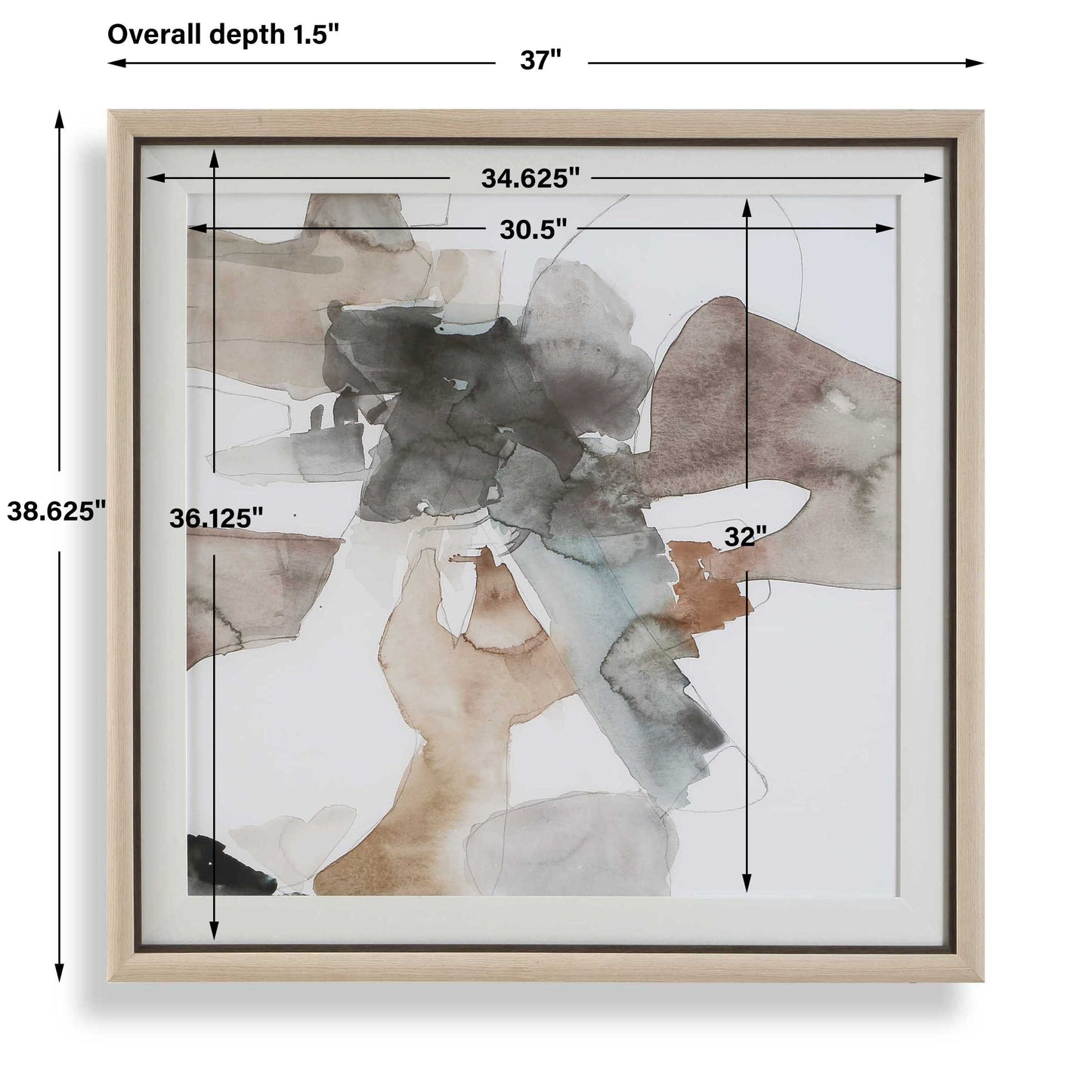 Cohesion Framed Abstract Print