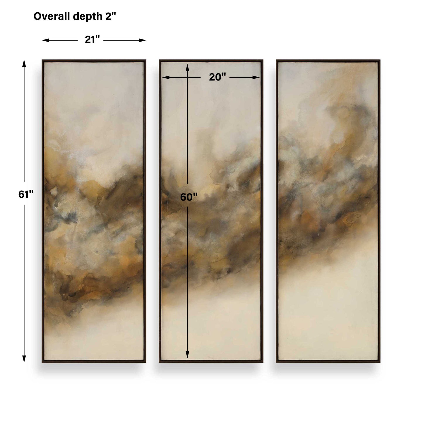 Smoke Break Hand Painted Modern Art Set/3