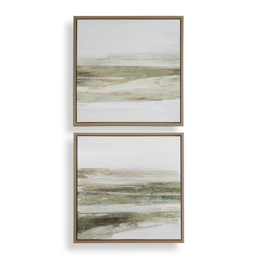All Of A Sudden Framed Canvases Set/2