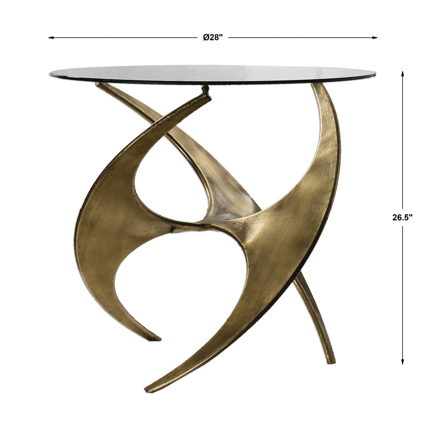 Graciano Glass Side Table