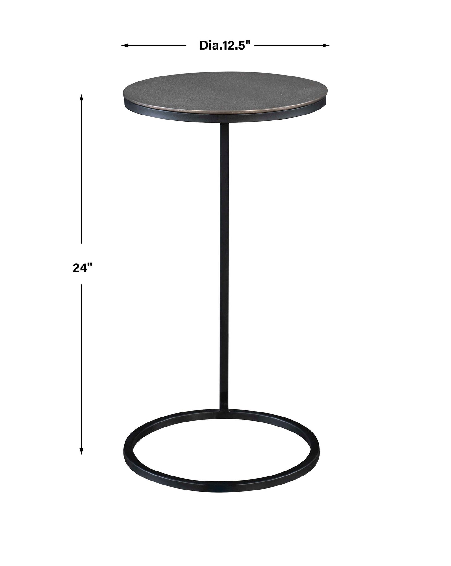 Brunei Nickel Accent/Drink Table