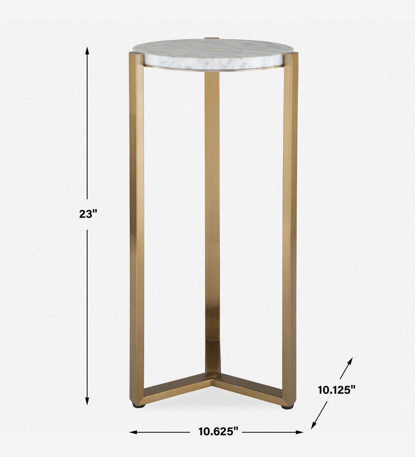 Pietra Carrara Marble Drink Table