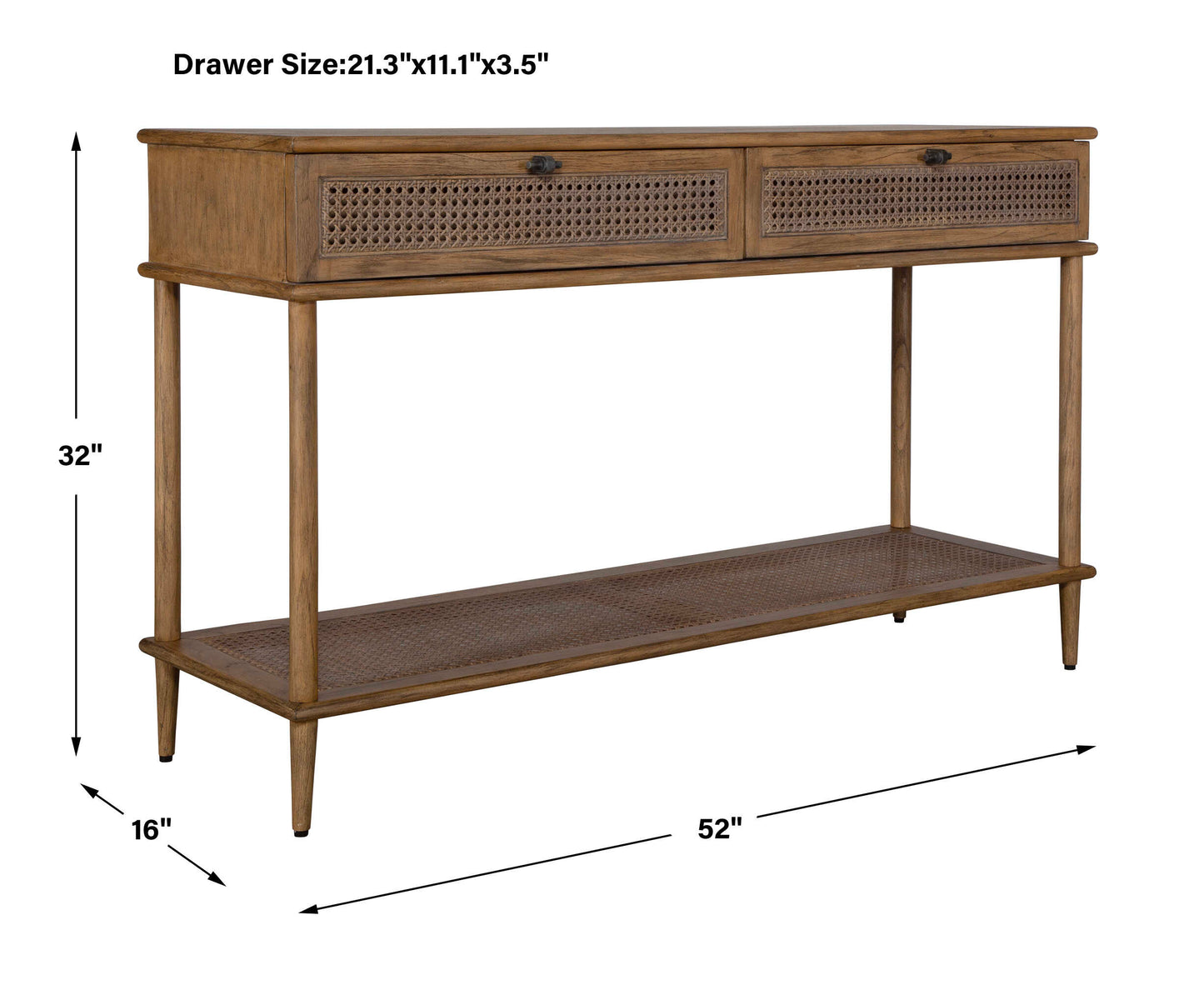 Coast Rattan Console Table
