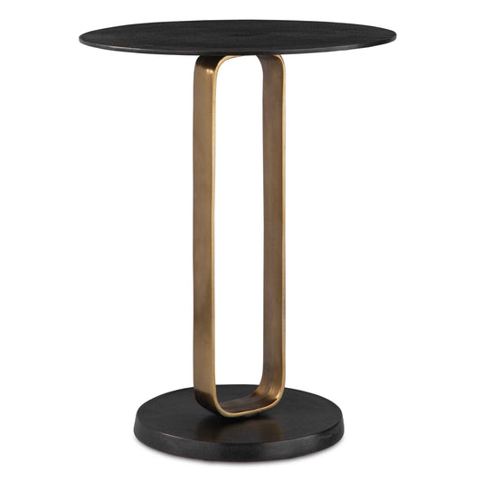 Aperture Brass Accent Table