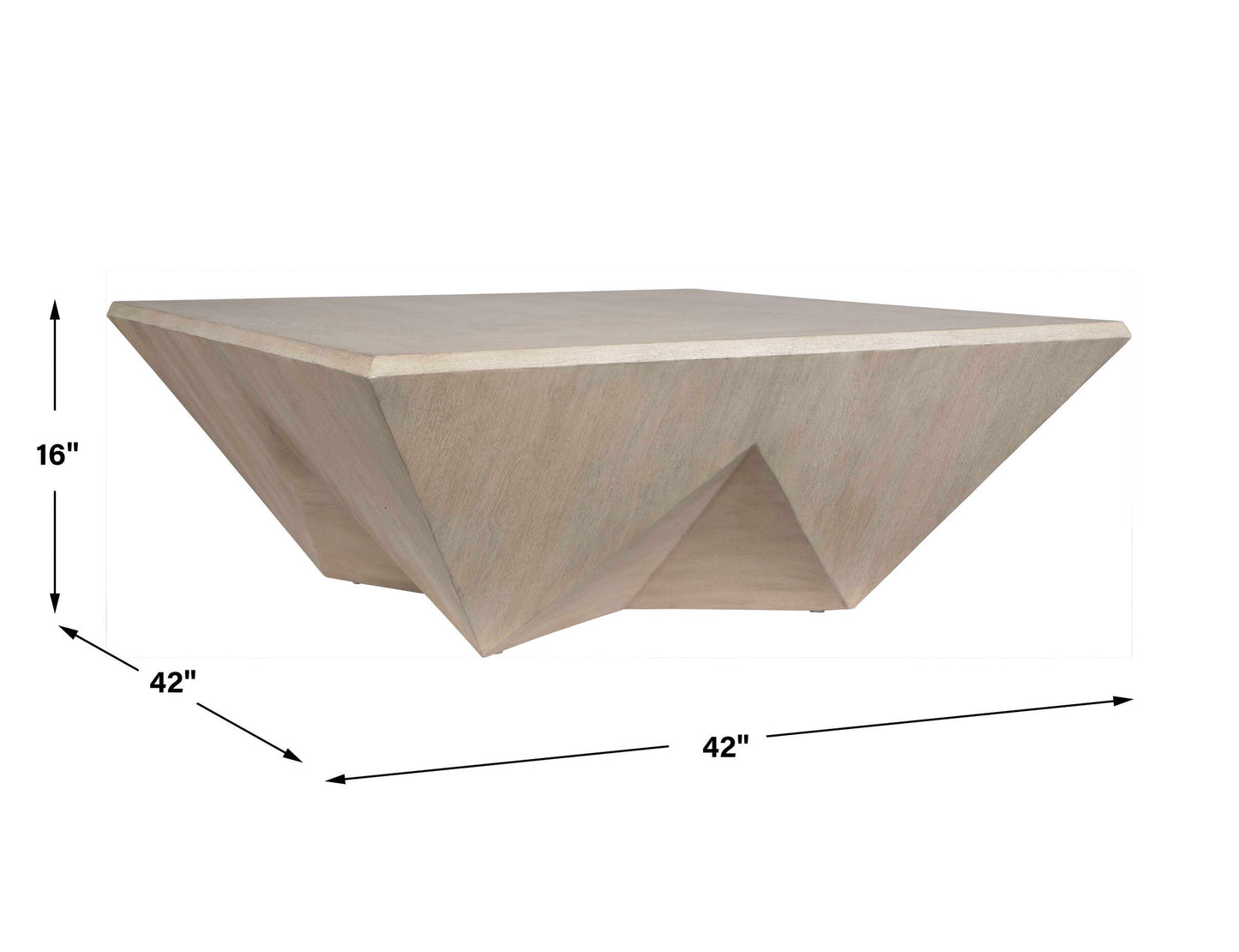 Collins Modern Light Gray Coffee Table