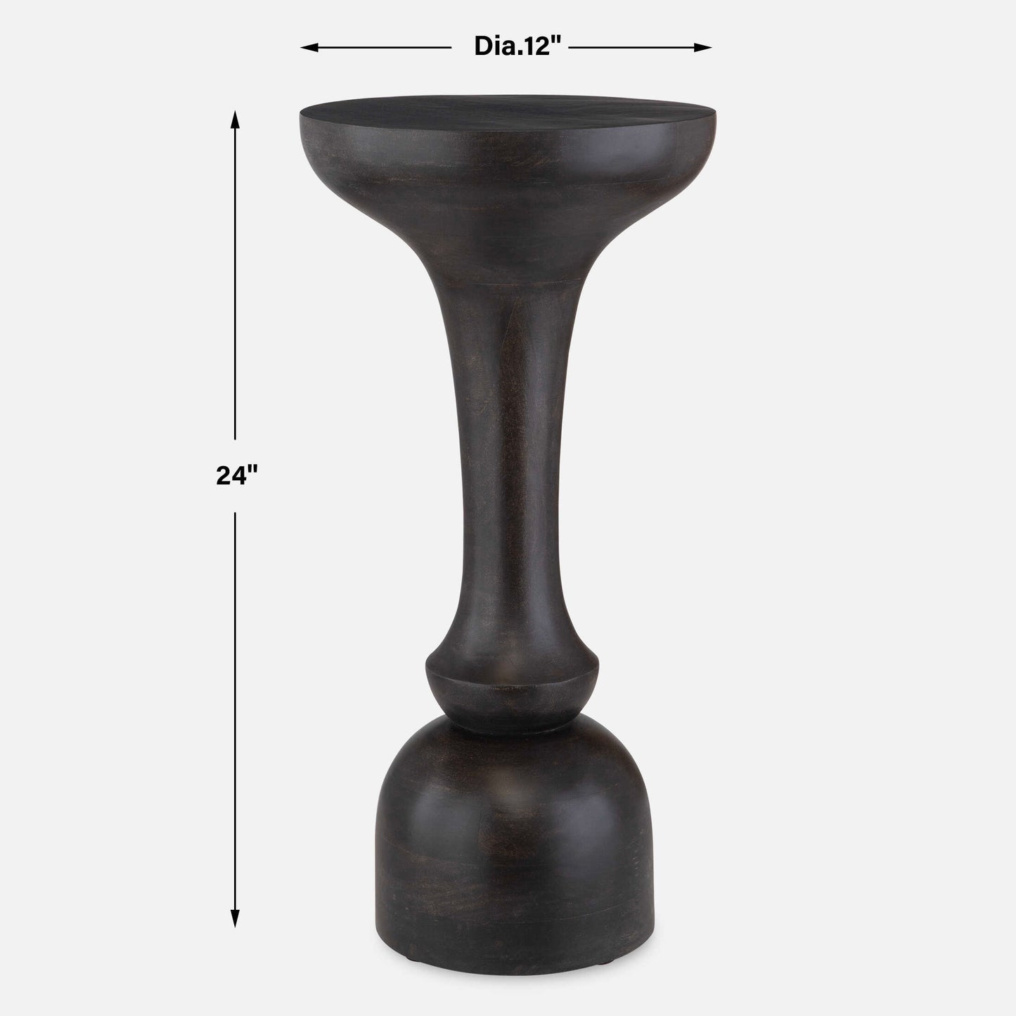 Gambit Hourglass Accent Table