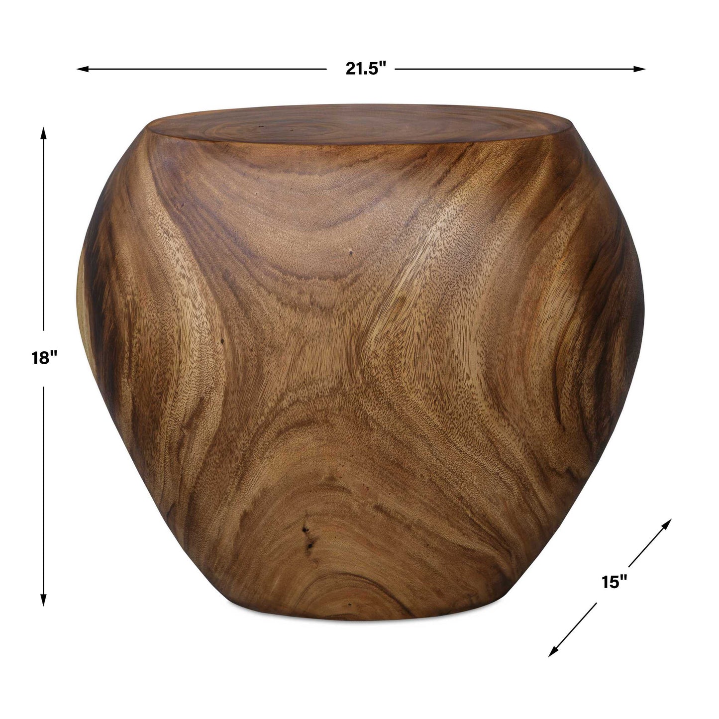 Lomas Solid Wood Accent Stool