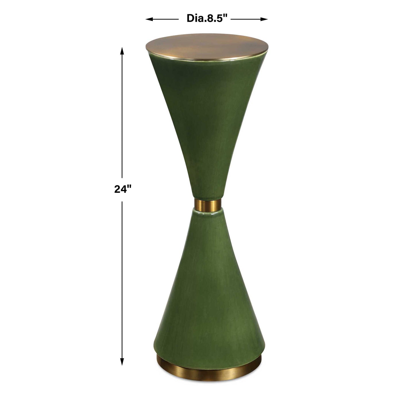 Ronde Jade Green Drink Table
