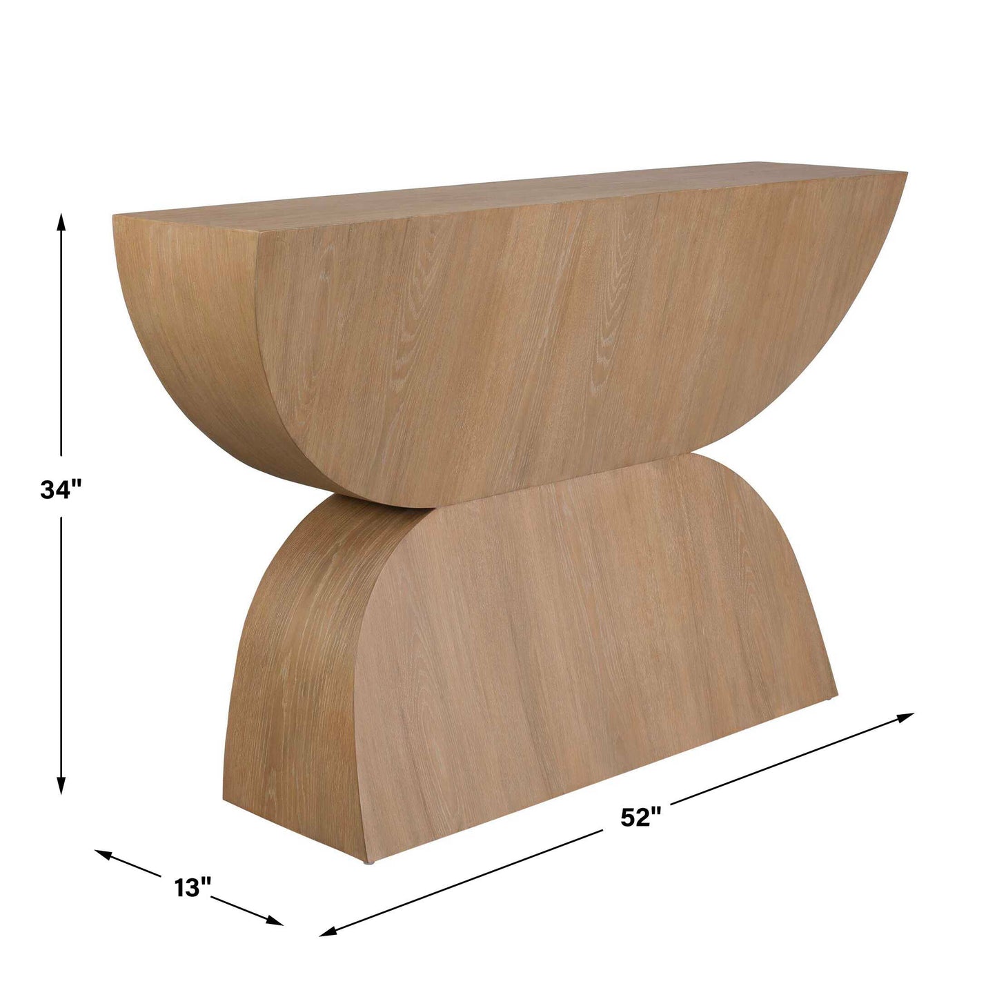 Ciano Modern Wood Console Table