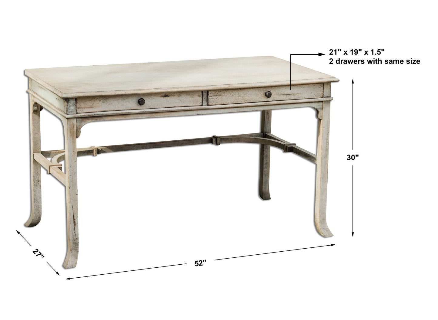 Bridgely Aged Writing Desk
