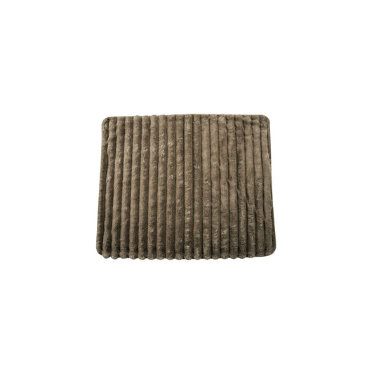 Ribbed Faux Fur Throw