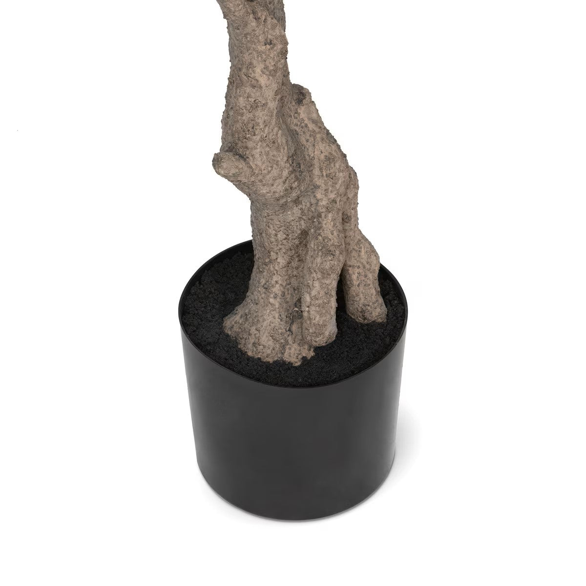Faux Olive Tree in Weighted Black Pot - 78"