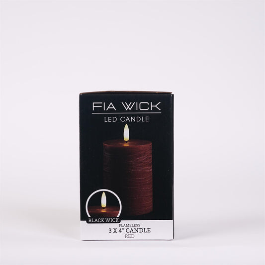 Flameless Red Candle - 4in