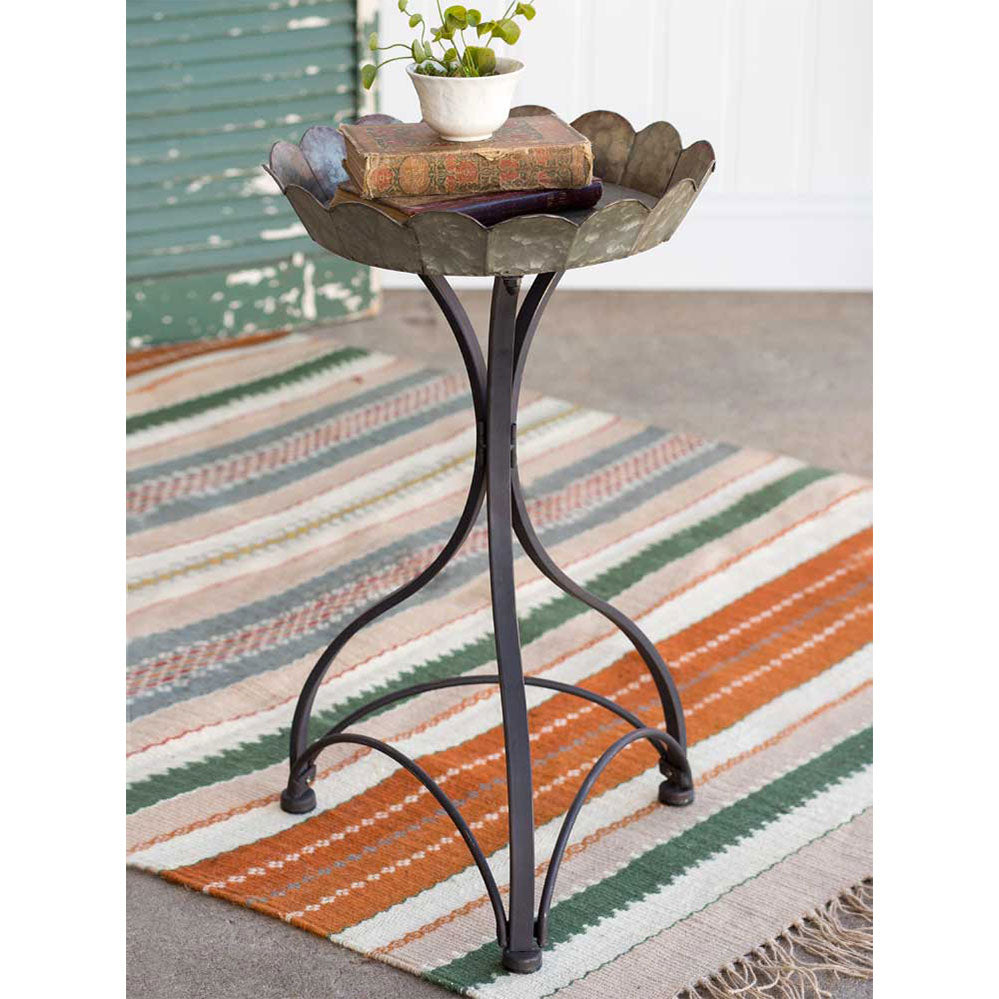Scalloped Edge Table