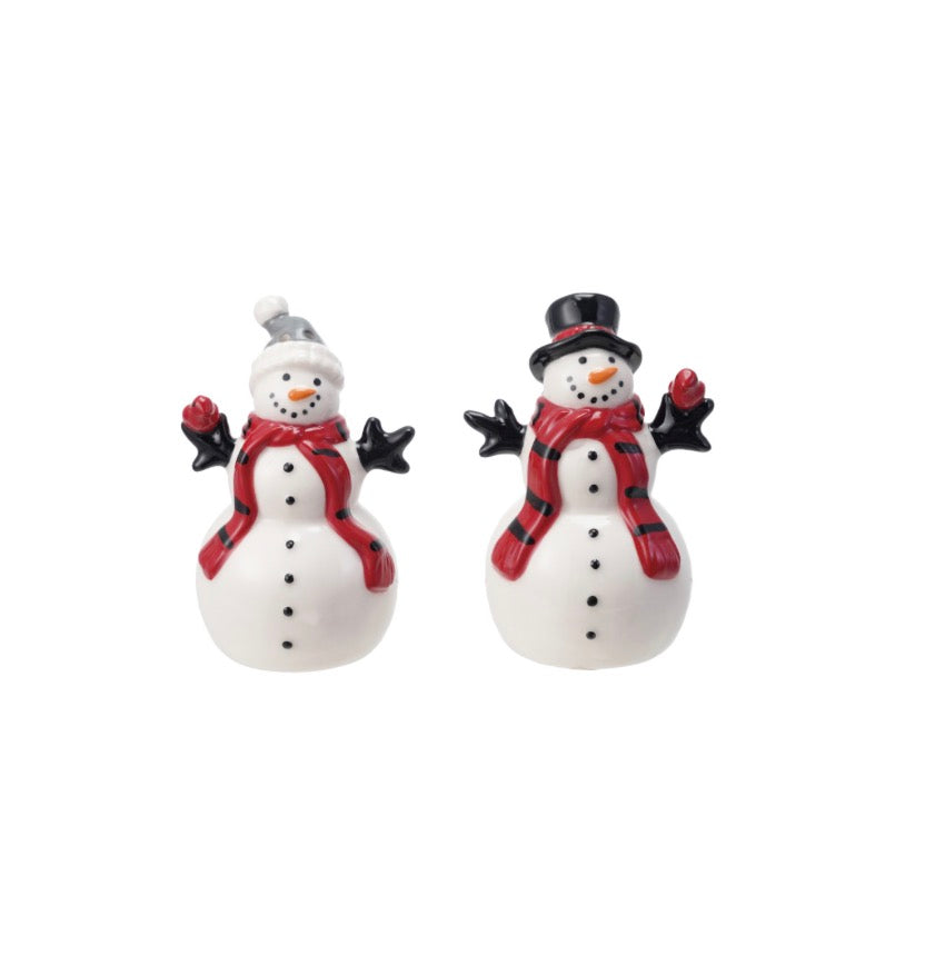 Snowmen S&P Shakers S/2
