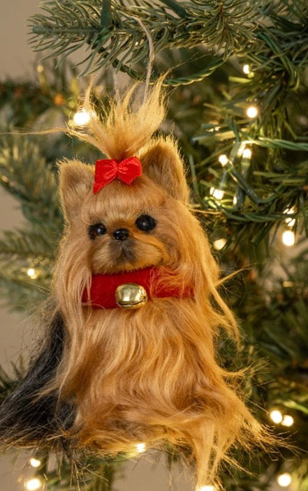 Yorkie Ornament