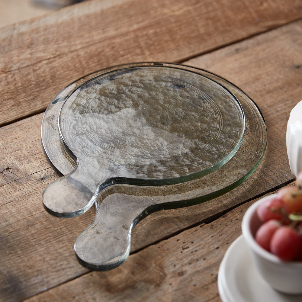Glass Block Cutting Boards - Set of 2