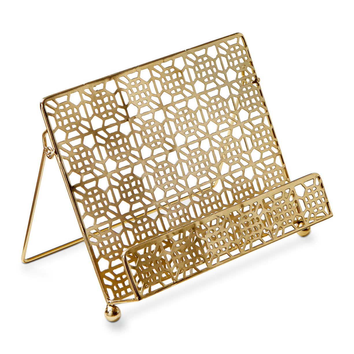 Gold Metal Cookbook Holder