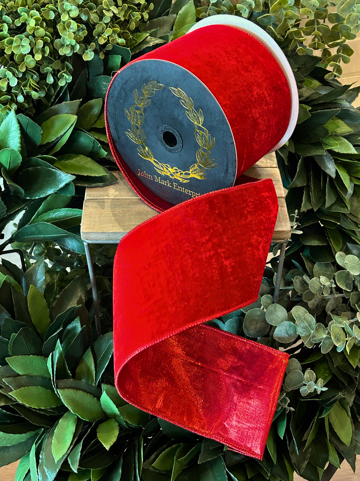 Velvet Metallic Red - 4”x10yds