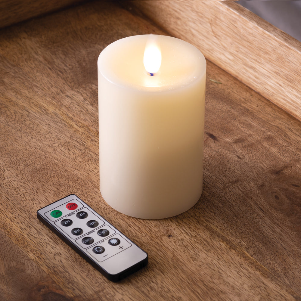 Infinite Wick Wax Pillar Candle - 3 x 8"