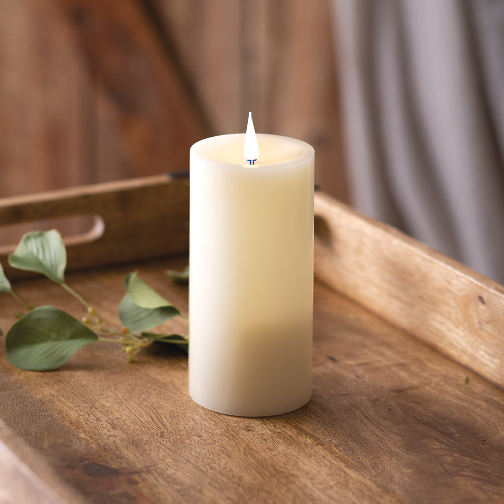 Infinite Wick Wax Pillar Candle 3x6