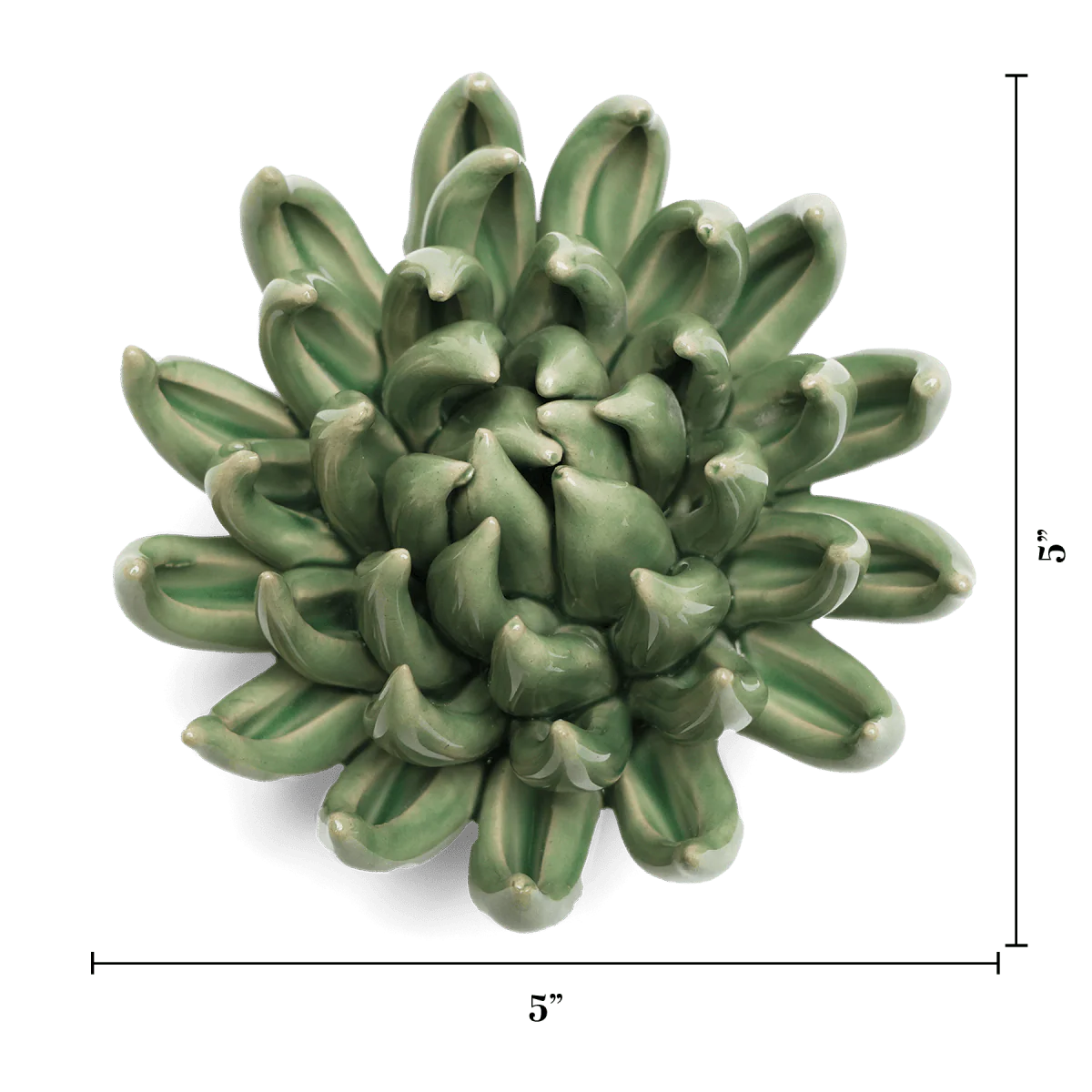 Jade Green Succulent Wall Flower