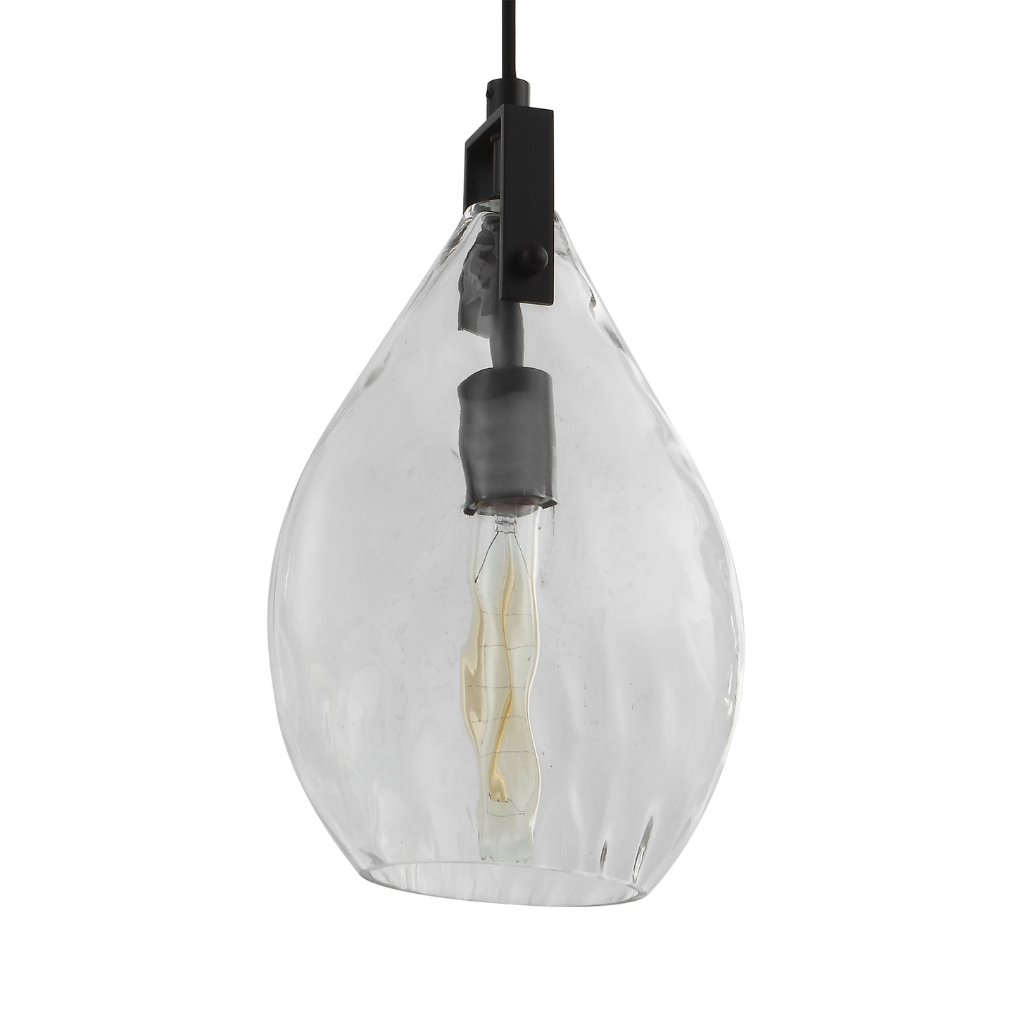 Campester 1 Light Watered Glass Mini Pendant