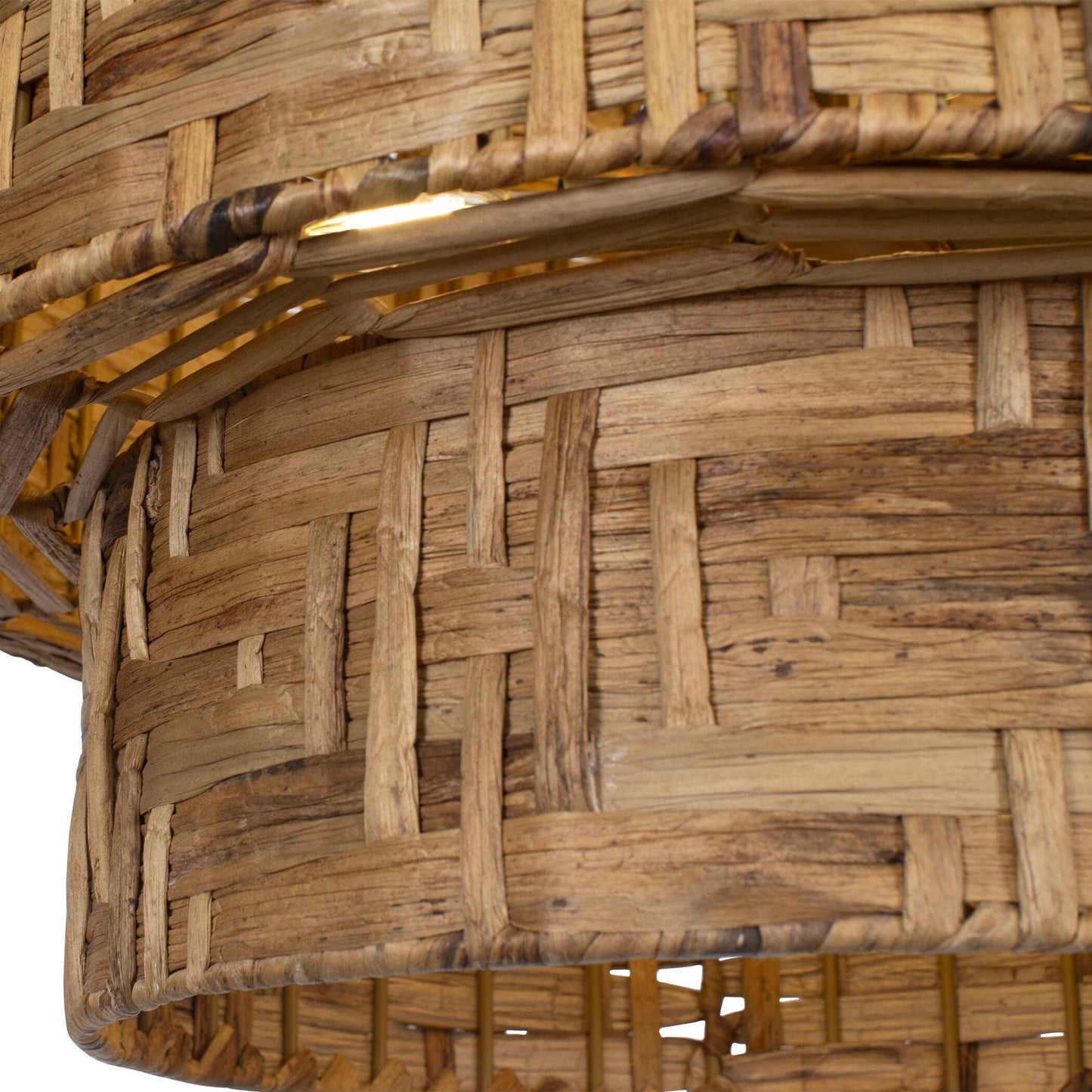 Water Hyacinth 4 Light Woven Pendant