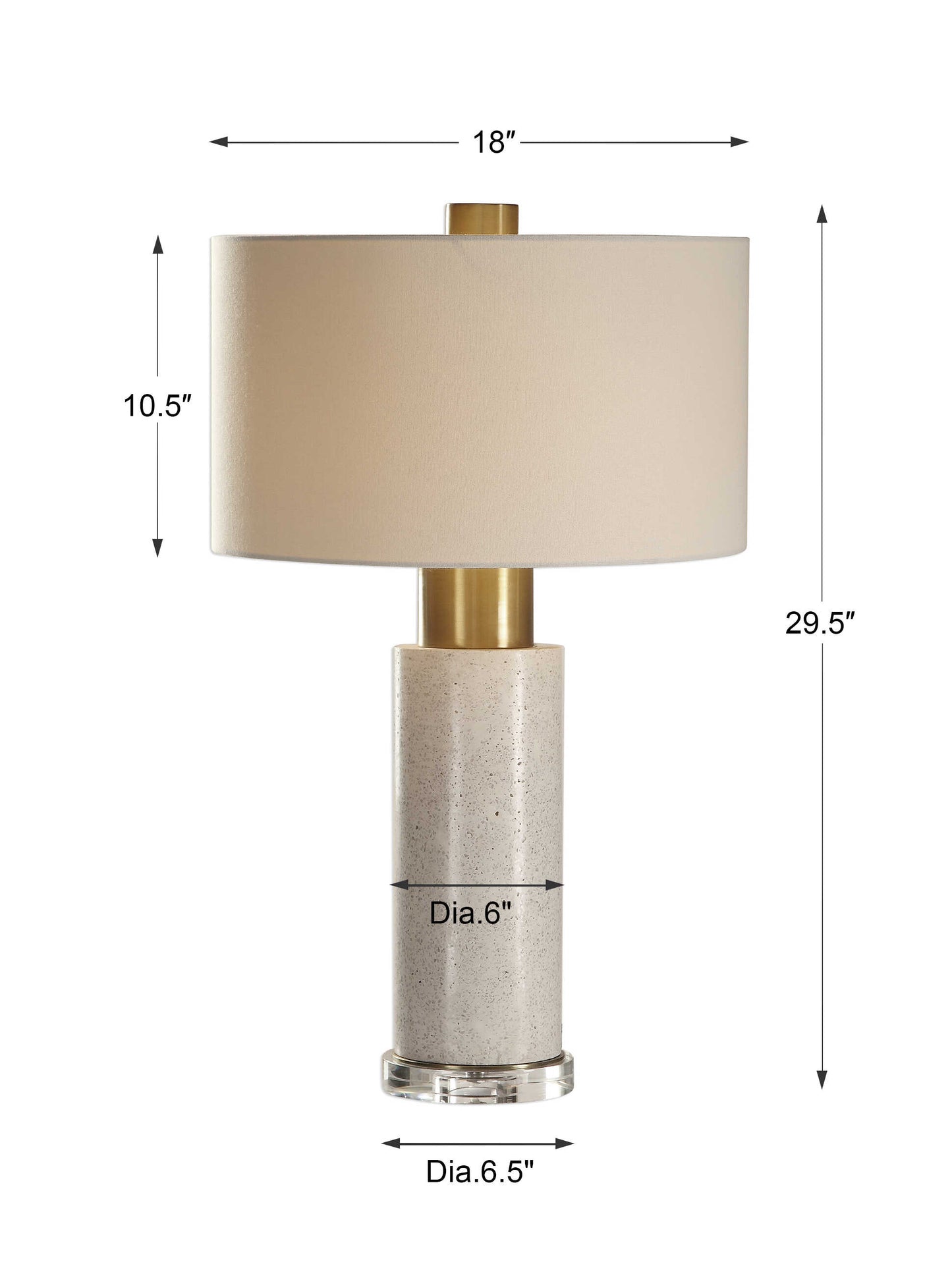 Vaeshon Concrete Table Lamp