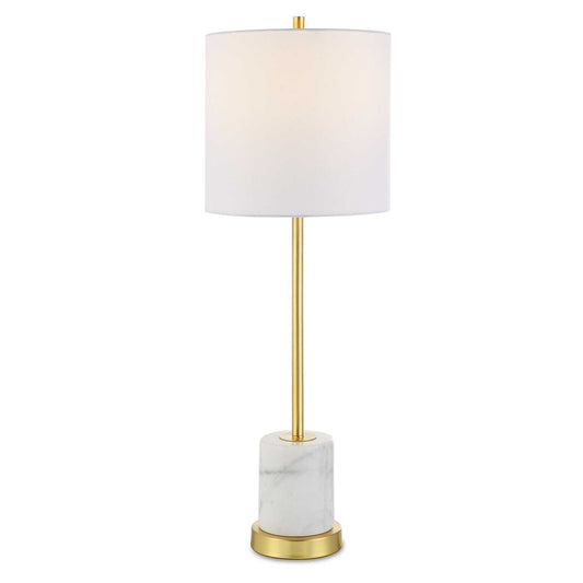 Turret Gold Buffet Lamp