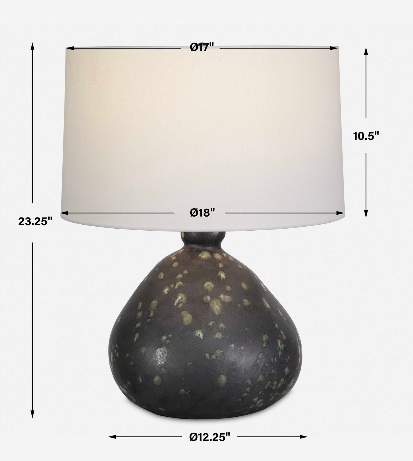 Killarney Distressed Green Table Lamp
