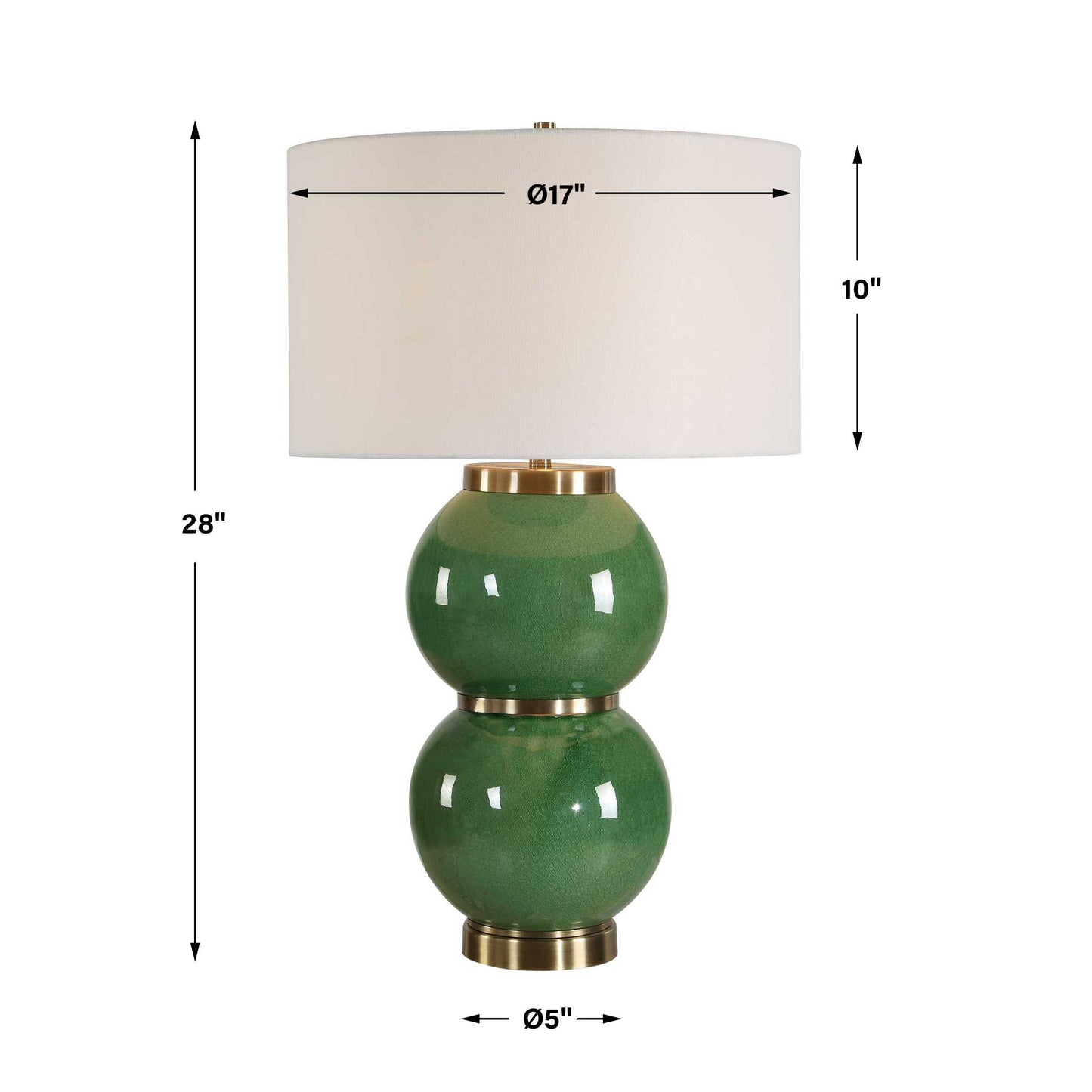 Banner Green Spheres Table Lamp