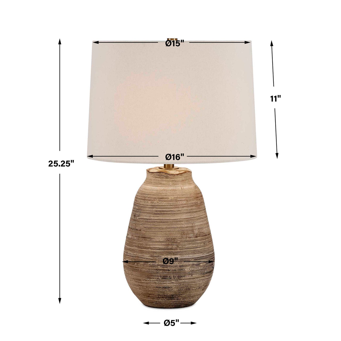 Tonachio Etched Urn Table Lamp